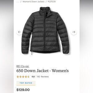 REI Co-Op Lightweight Down Jacket